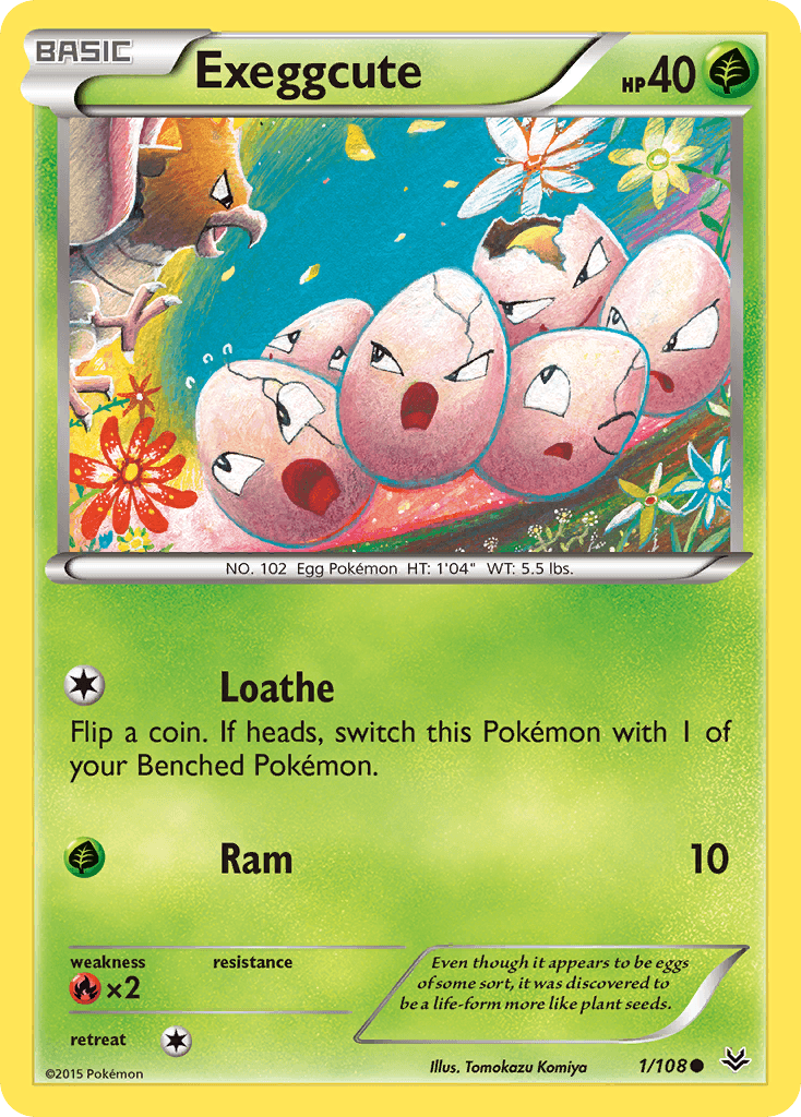 Exeggcute Pokémon card