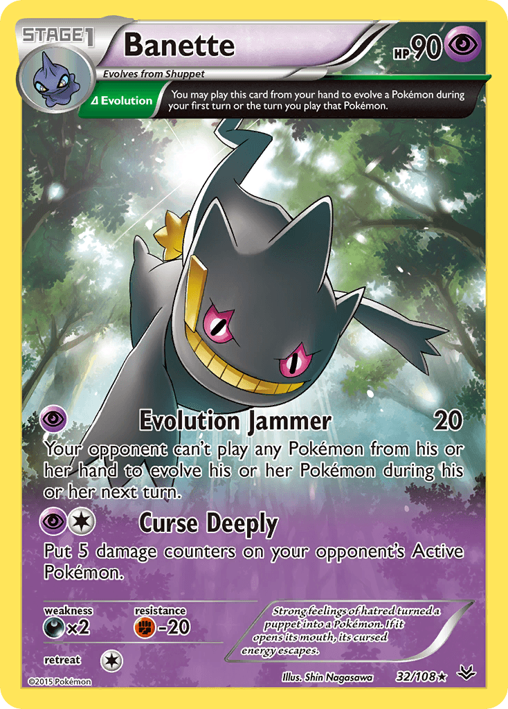 Banette Pokémon card