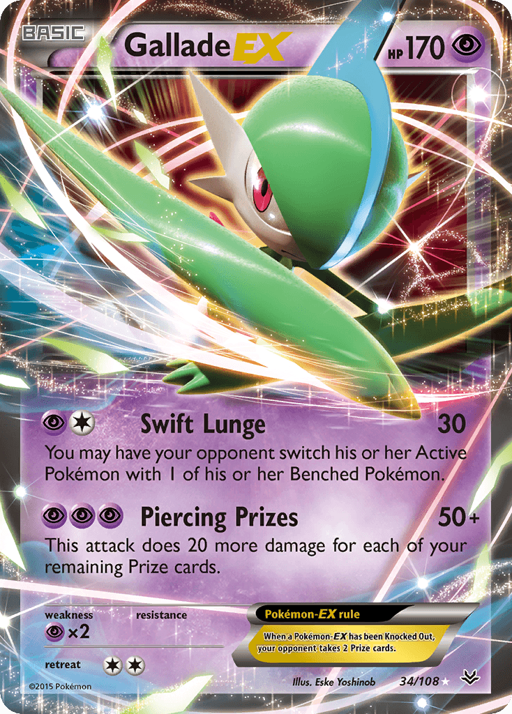 Gallade-EX Pokémon card