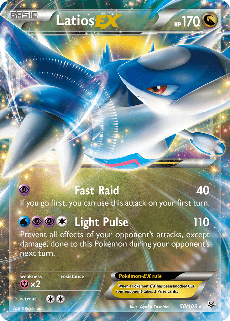 Latios-EX Pokémon card