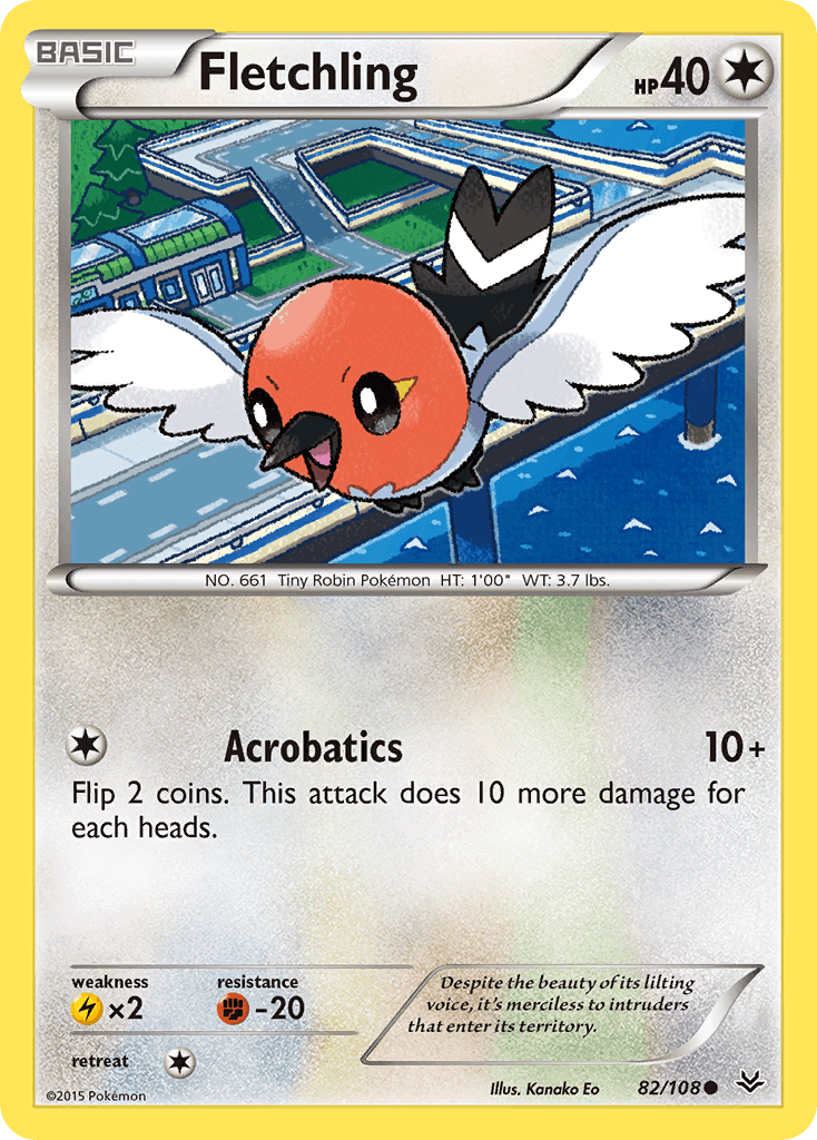 Fletchling Pokémon card