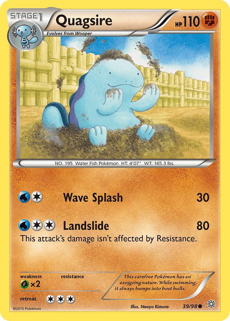 Quagsire Pokémon card