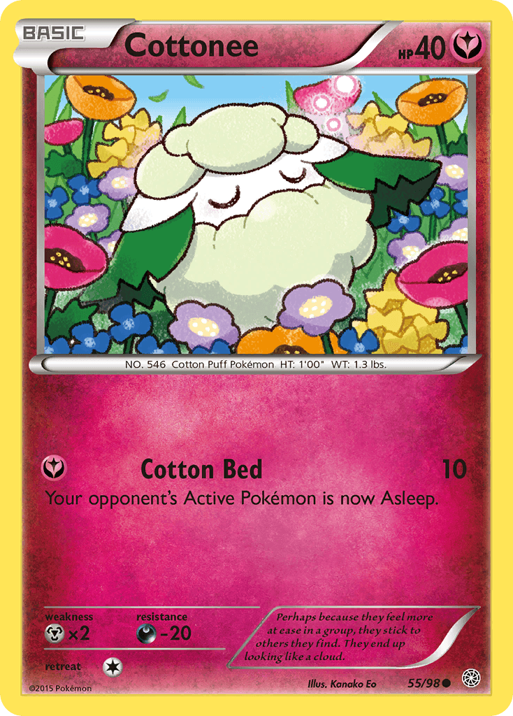 Cottonee Pokémon card