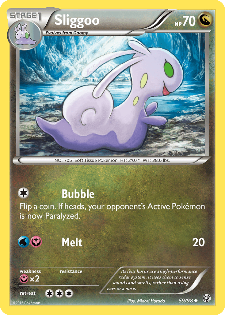 Sliggoo Pokémon card