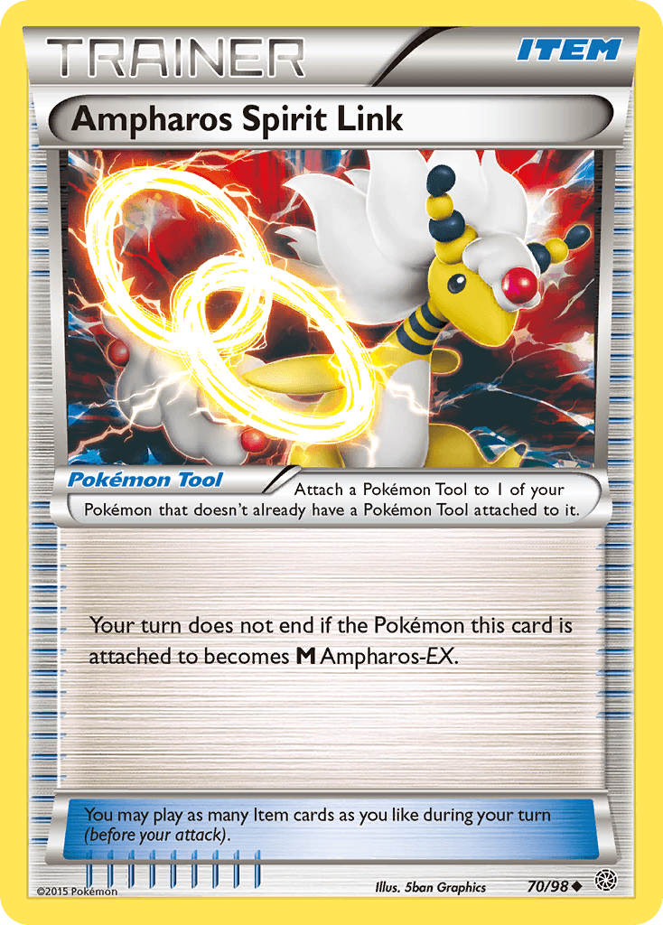 Ampharos Spirit Link Pokémon card