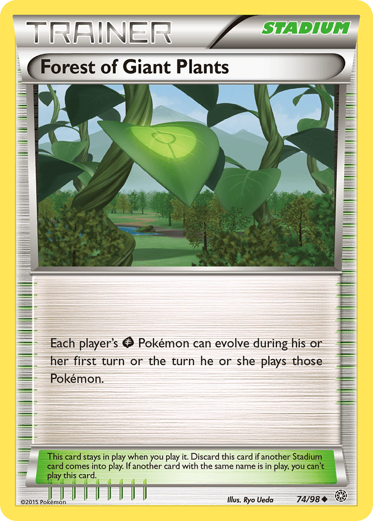 Forest of Giant Plants Pokémon card