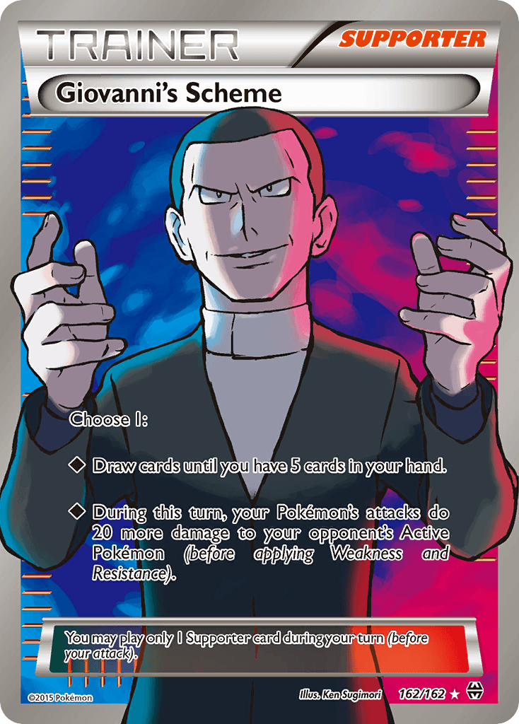 Giovanni's Scheme Pokémon card