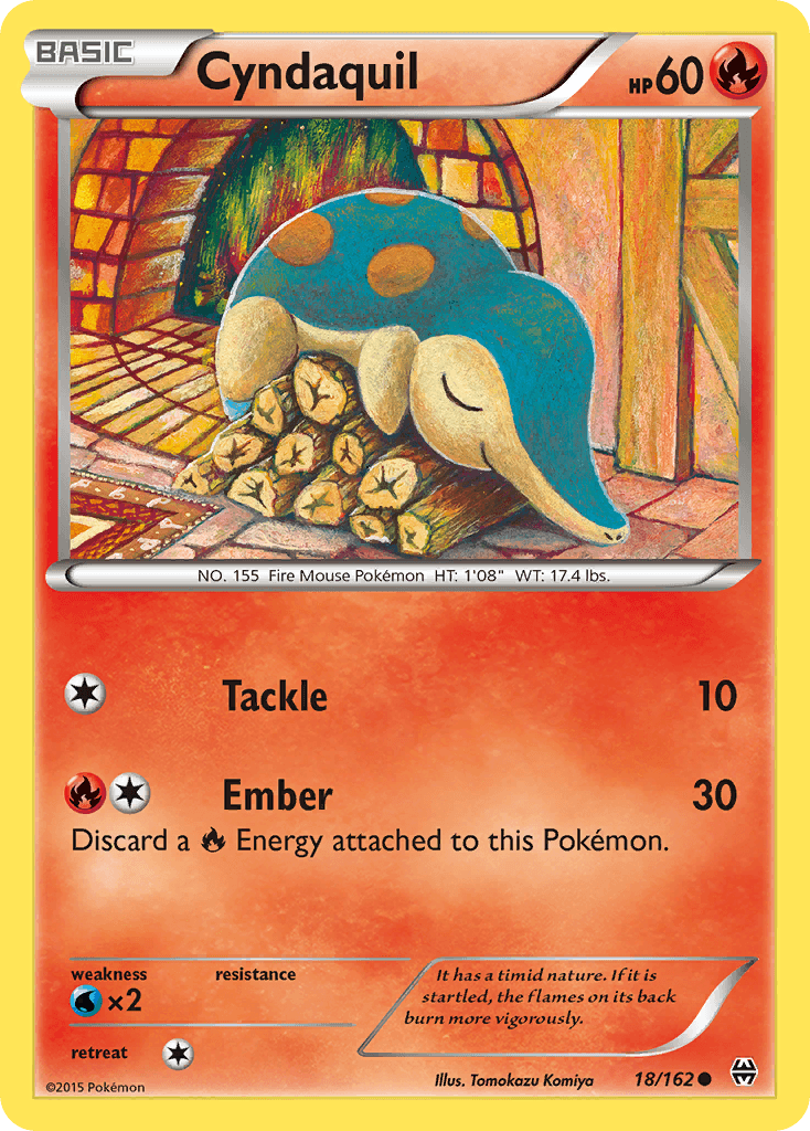 Cyndaquil Pokémon card