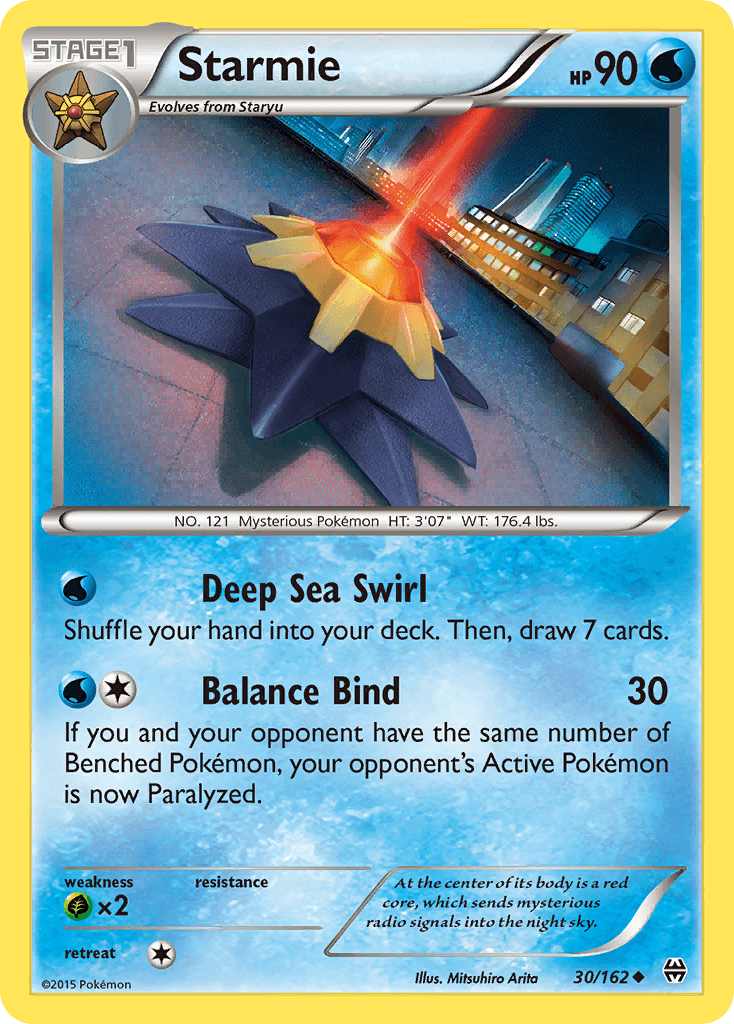 Starmie Pokémon card