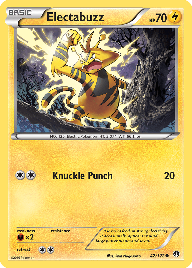 Electabuzz Pokémon card