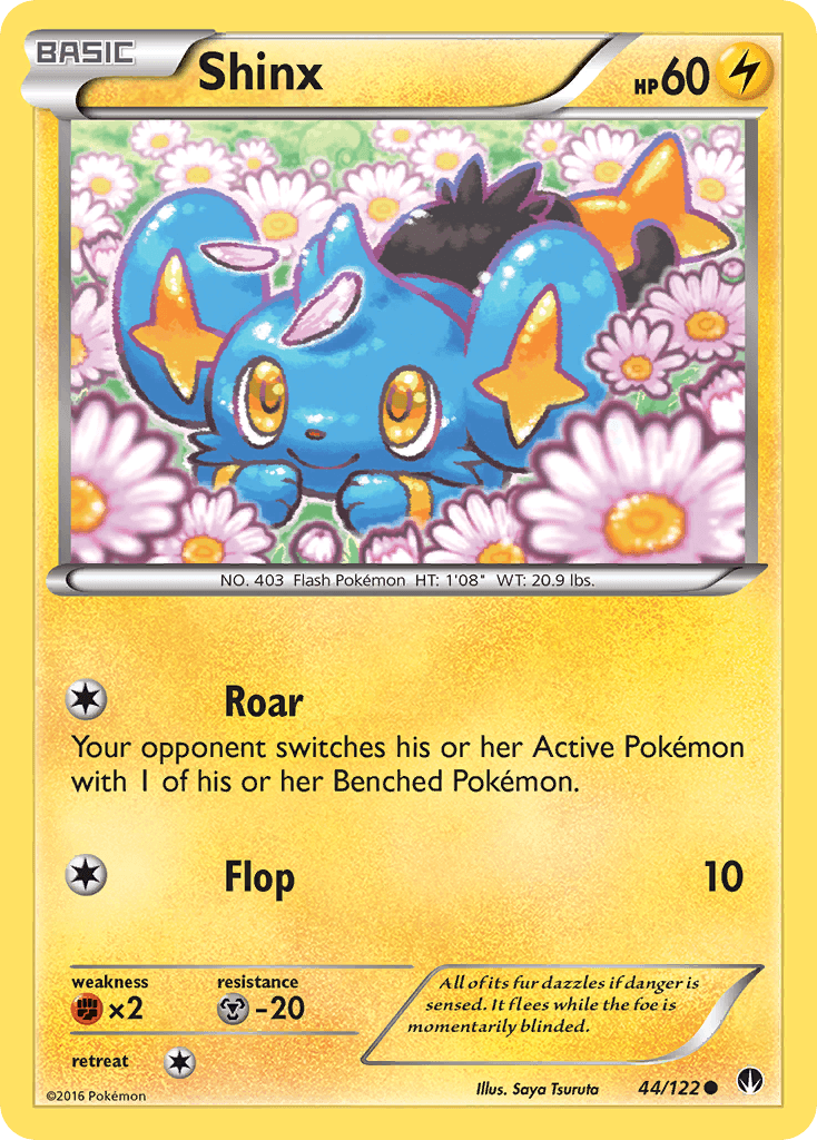 Shinx Pokémon card