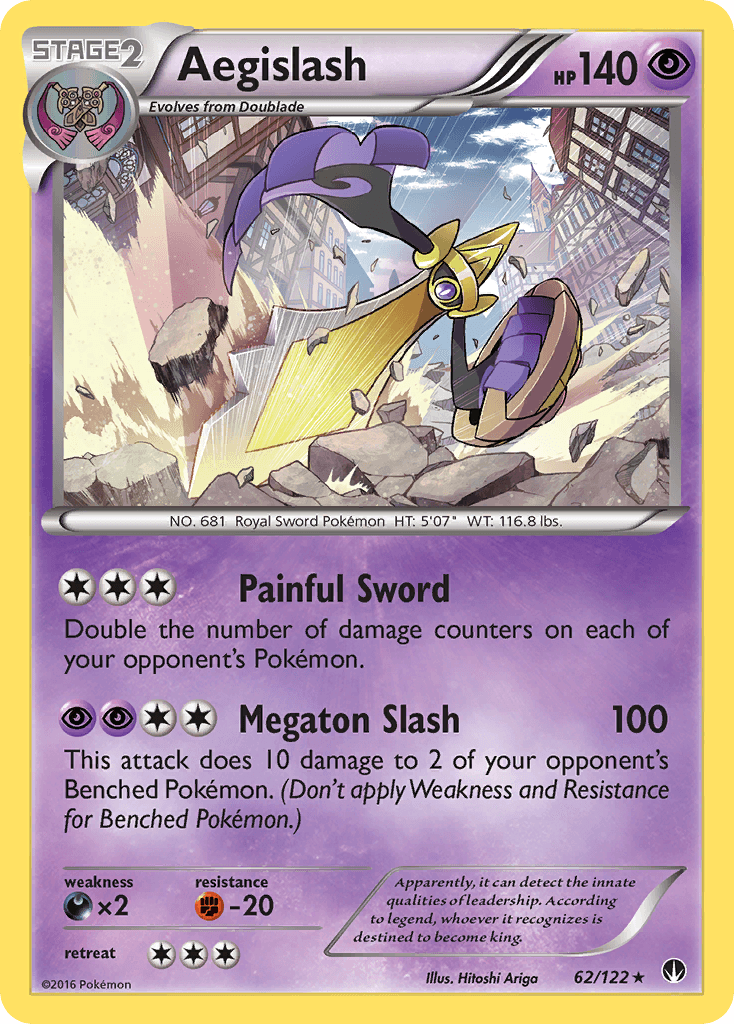 Aegislash Pokémon card