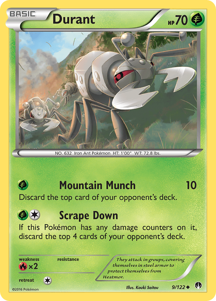 Durant Pokémon card