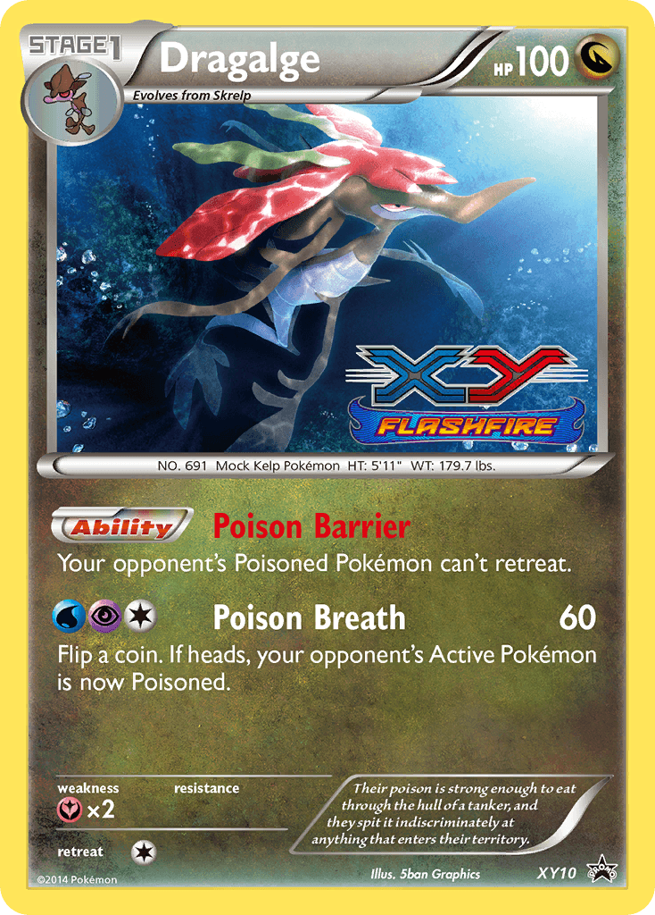 Dragalge Pokémon card
