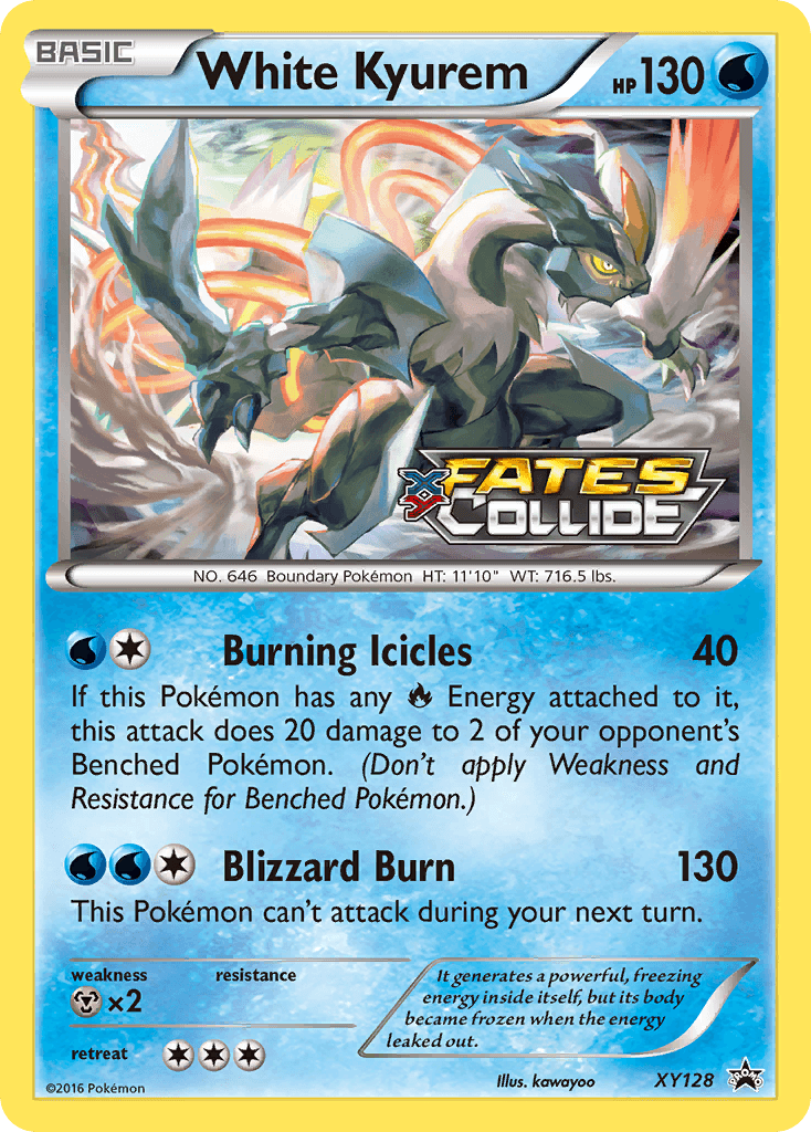 White Kyurem Pokémon card