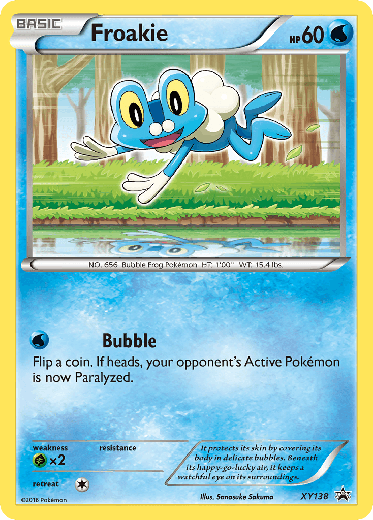 Froakie Pokémon card