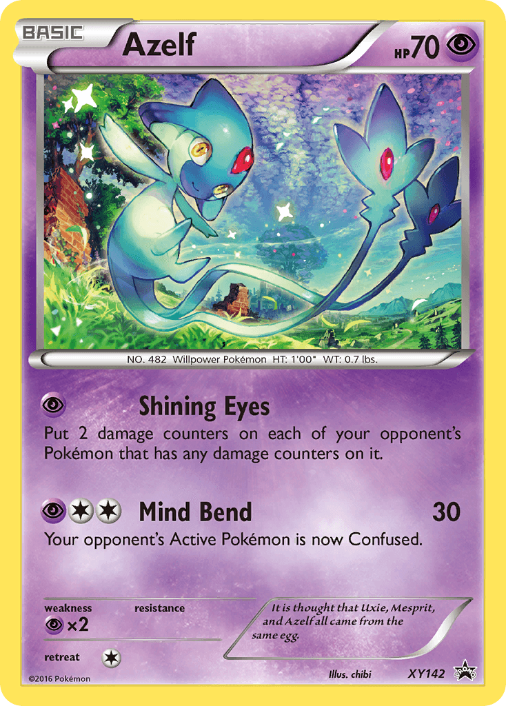 Azelf Pokémon card