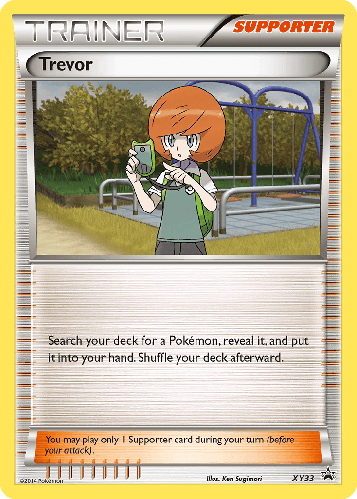 Trevor Pokémon card
