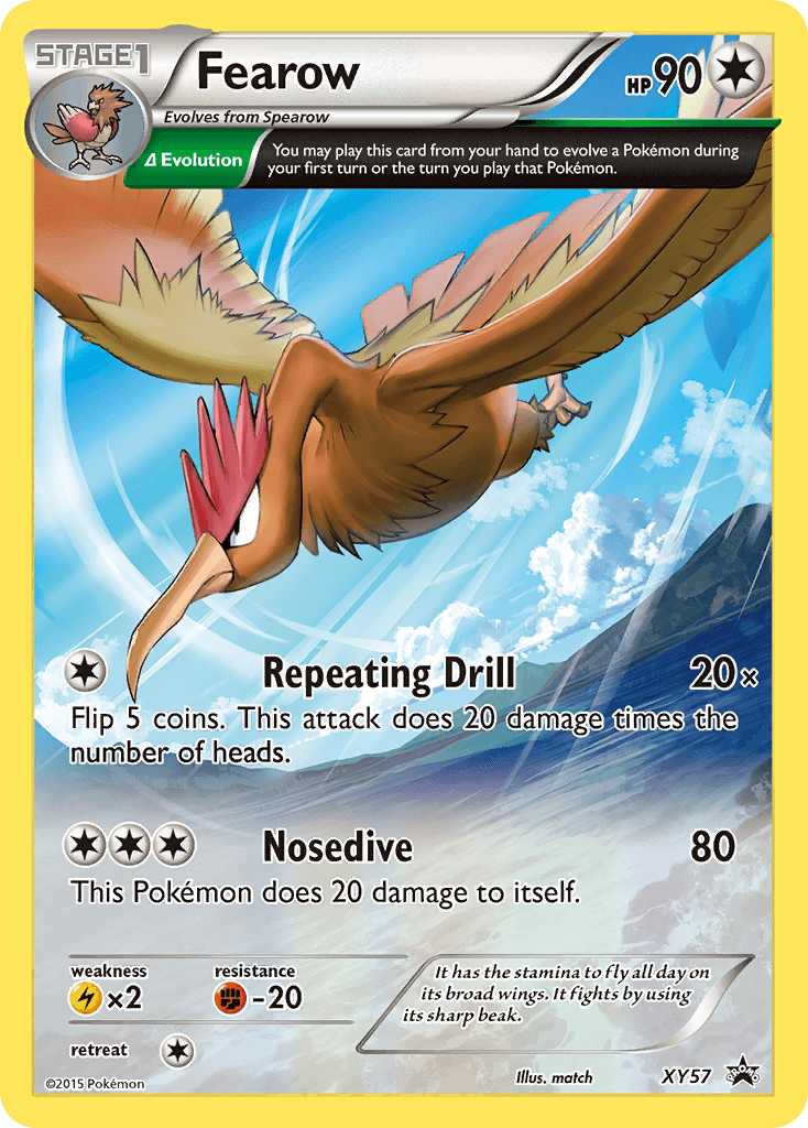 Fearow Pokémon card