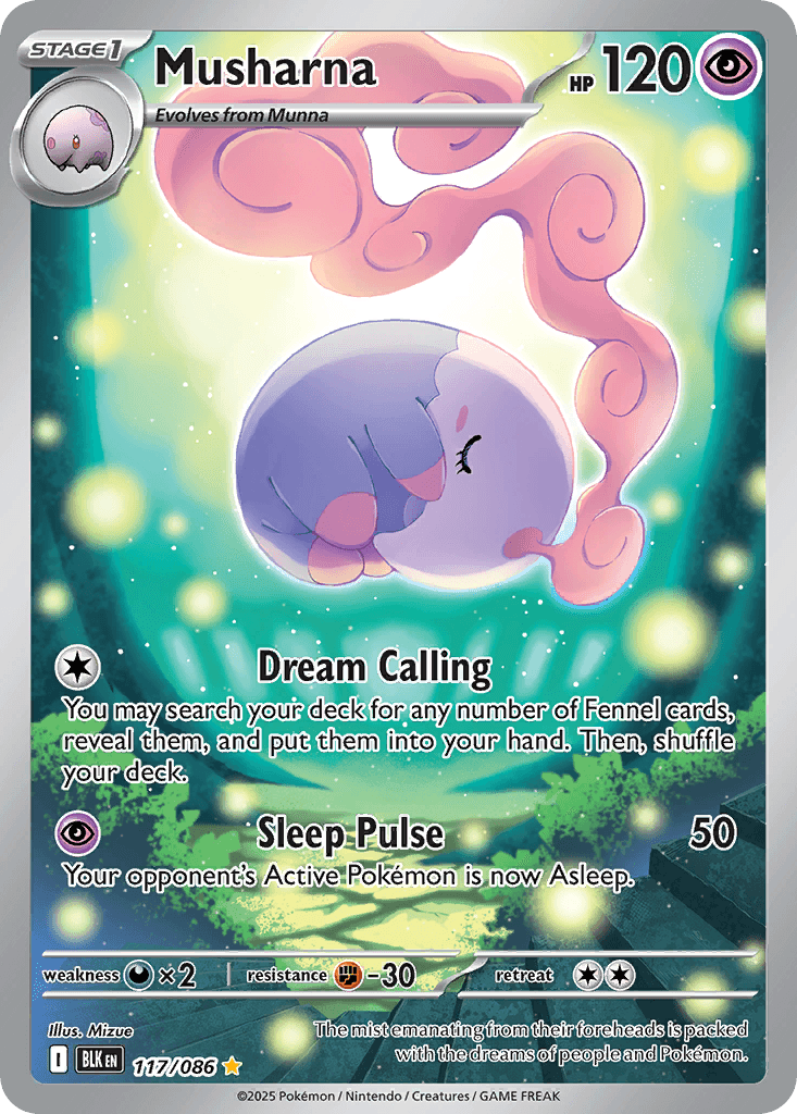Musharna Pokémon card