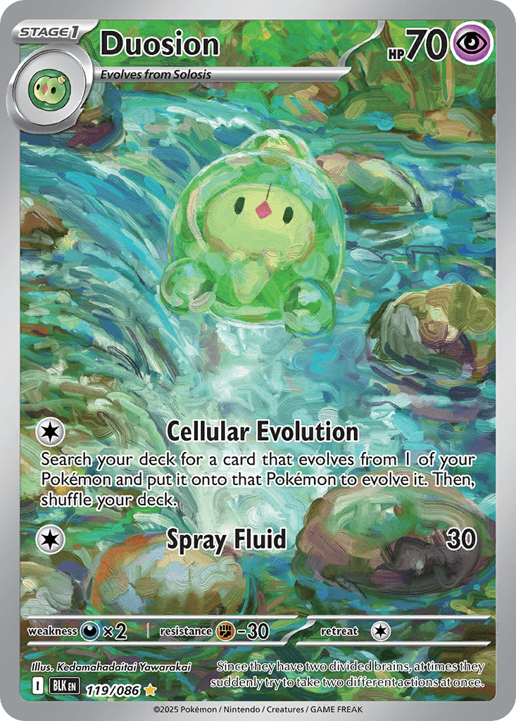 Duosion Pokémon card