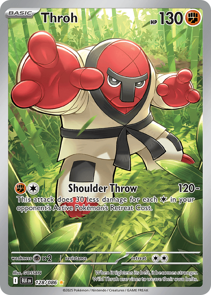 Throh Pokémon card