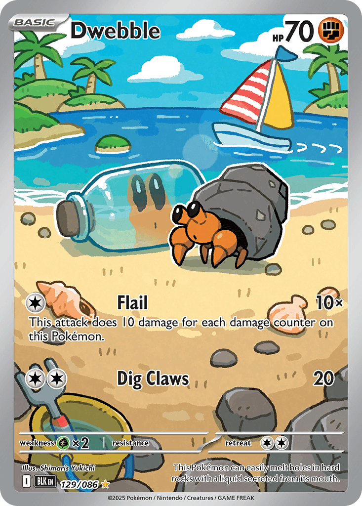 Dwebble Pokémon card