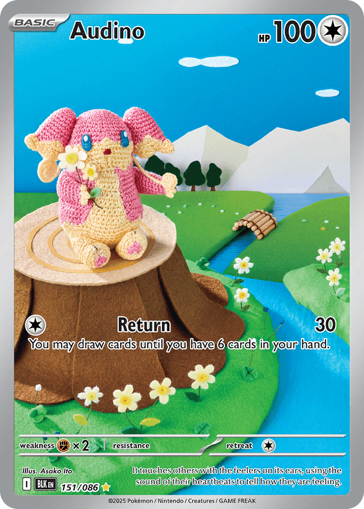 Audino Pokémon card