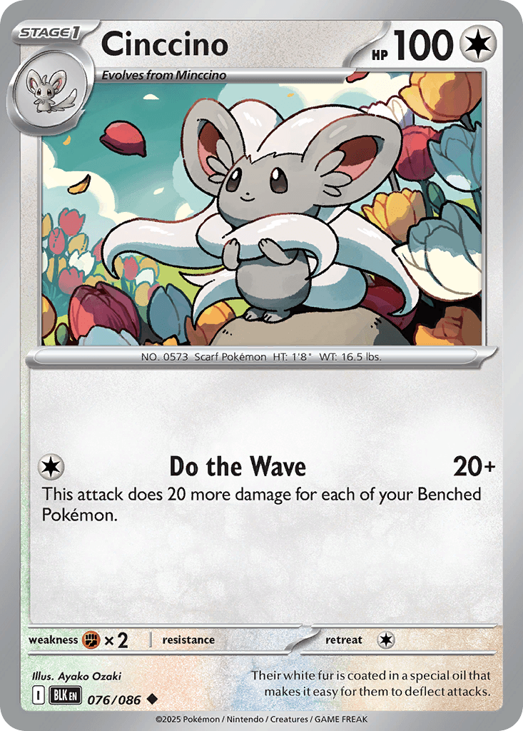 Cinccino Pokémon card