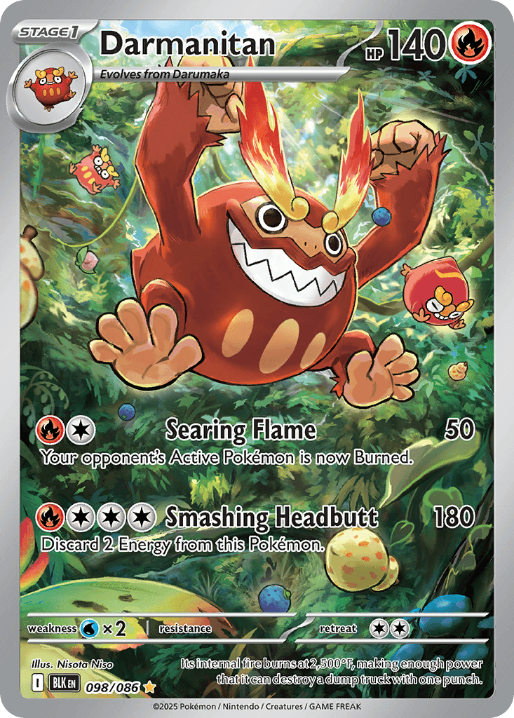 Darmanitan Pokémon card